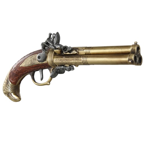 Preview: Kolser, Deko, Steinschlosspistole, Mechanik der Pistole ist beweglich, jedoch nicht schussfähig